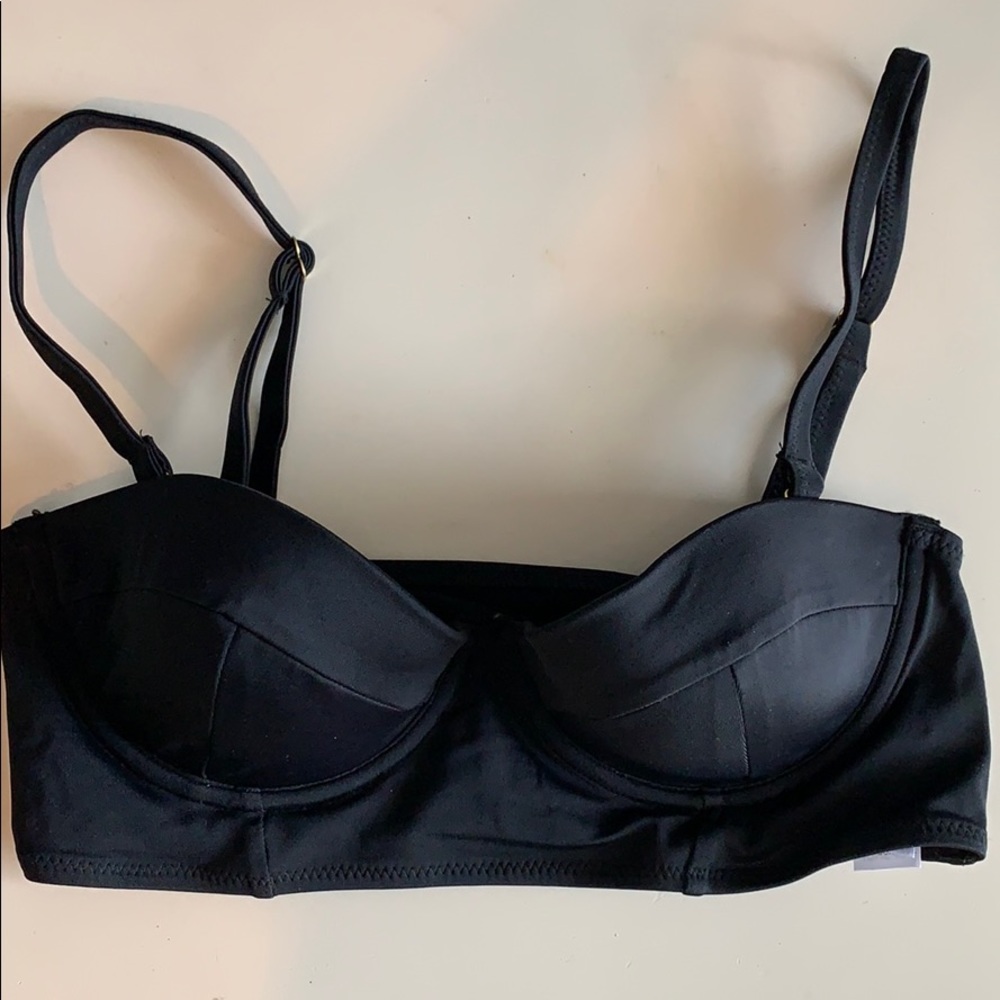 TOPSHOP Lightly lined swim top